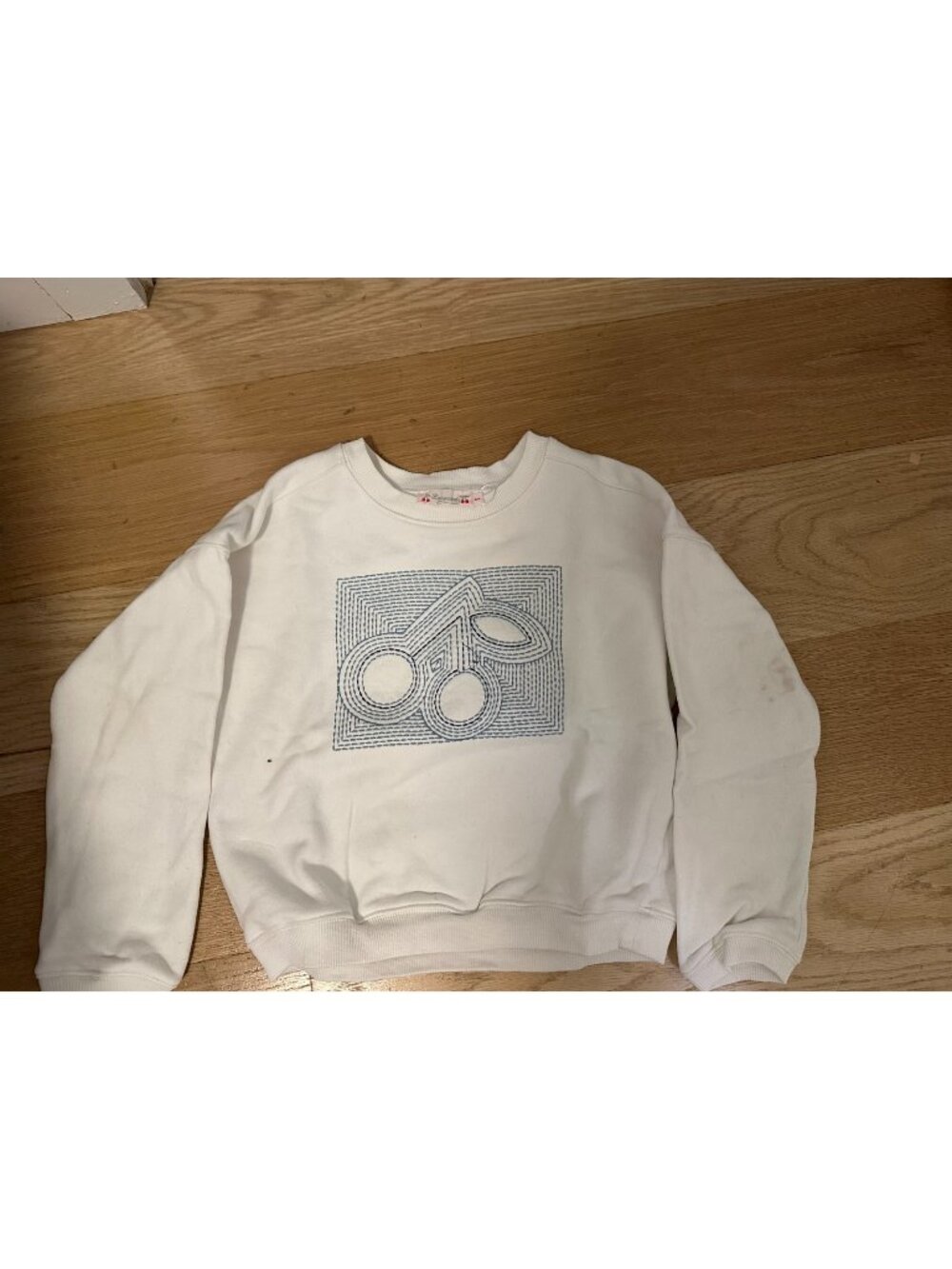 Bonpoint Girls White sweatshirt size 6